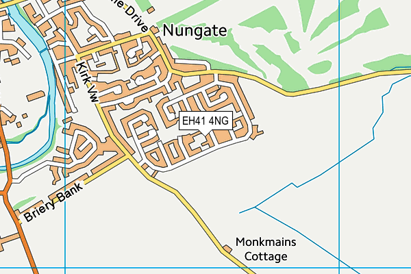 EH41 4NG map - OS VectorMap District (Ordnance Survey)
