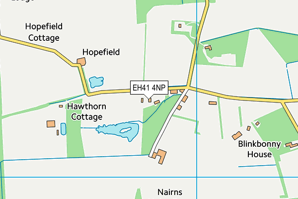 EH41 4NP map - OS VectorMap District (Ordnance Survey)