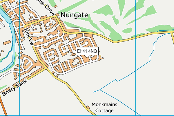 EH41 4NQ map - OS VectorMap District (Ordnance Survey)