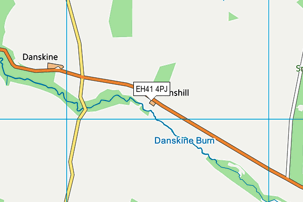 EH41 4PJ map - OS VectorMap District (Ordnance Survey)