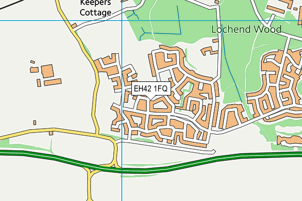 EH42 1FQ map - OS VectorMap District (Ordnance Survey)