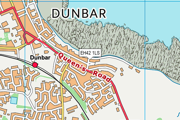 EH42 1LS map - OS VectorMap District (Ordnance Survey)