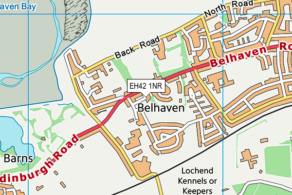 EH42 1NR map - OS VectorMap District (Ordnance Survey)