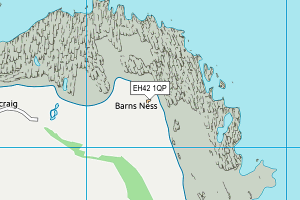 EH42 1QP map - OS VectorMap District (Ordnance Survey)