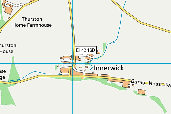 EH42 1SD map - OS VectorMap District (Ordnance Survey)