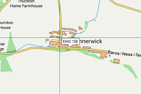 EH42 1SE map - OS VectorMap District (Ordnance Survey)