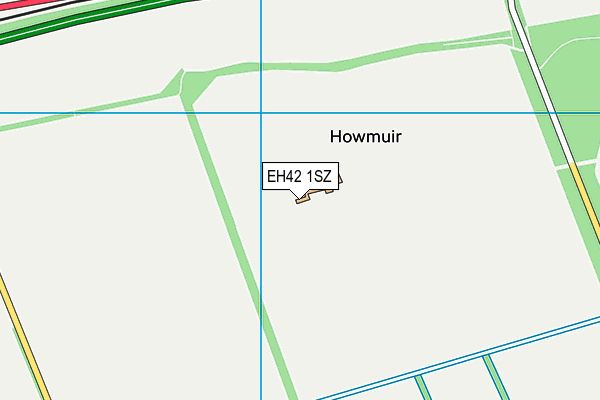 EH42 1SZ map - OS VectorMap District (Ordnance Survey)