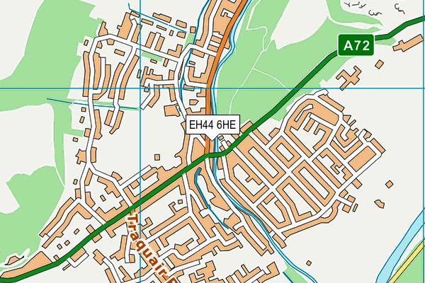 EH44 6HE map - OS VectorMap District (Ordnance Survey)