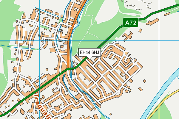 EH44 6HJ map - OS VectorMap District (Ordnance Survey)