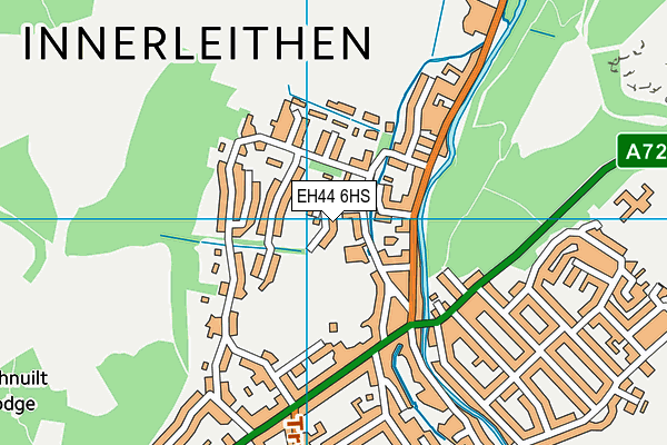 EH44 6HS map - OS VectorMap District (Ordnance Survey)