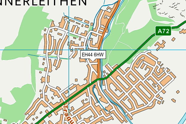 EH44 6HW map - OS VectorMap District (Ordnance Survey)