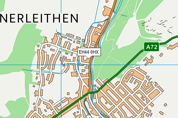 EH44 6HX map - OS VectorMap District (Ordnance Survey)