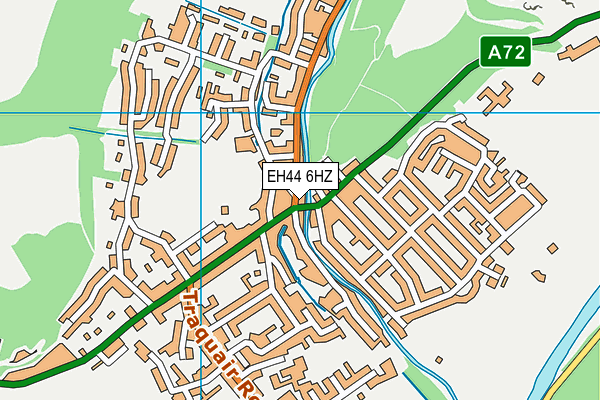 EH44 6HZ map - OS VectorMap District (Ordnance Survey)