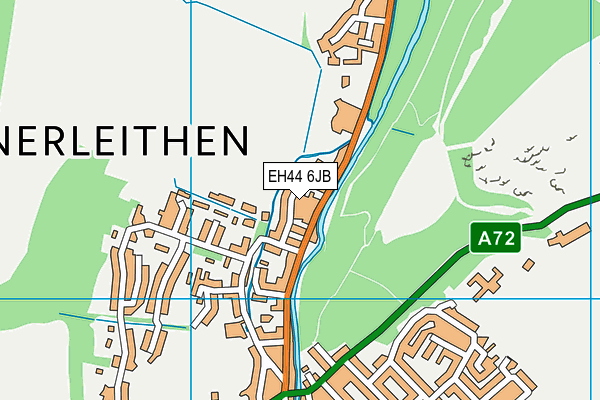 EH44 6JB map - OS VectorMap District (Ordnance Survey)