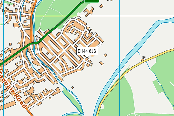EH44 6JS map - OS VectorMap District (Ordnance Survey)