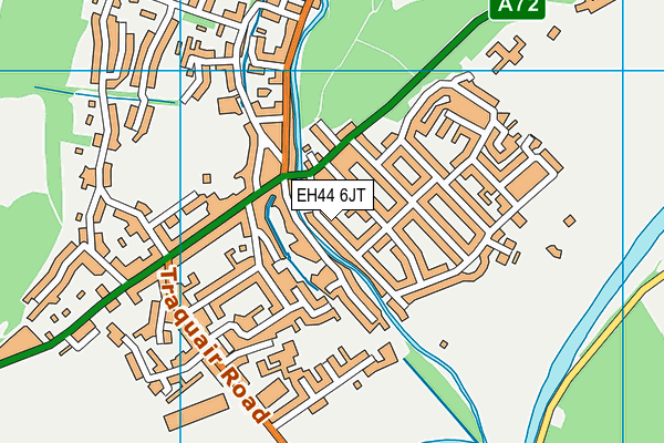 EH44 6JT map - OS VectorMap District (Ordnance Survey)