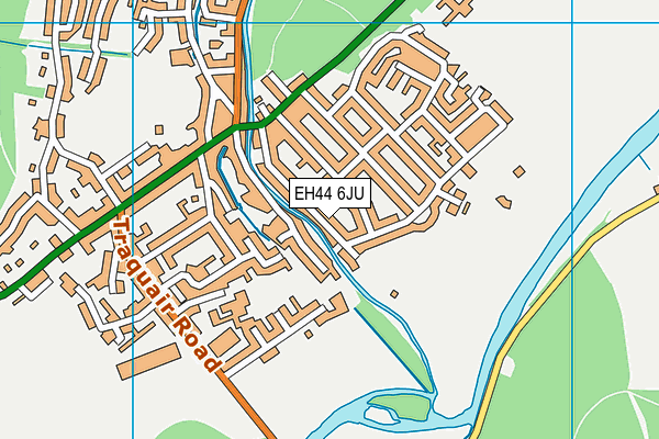 EH44 6JU map - OS VectorMap District (Ordnance Survey)