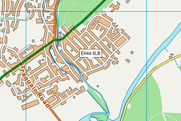 EH44 6LB map - OS VectorMap District (Ordnance Survey)