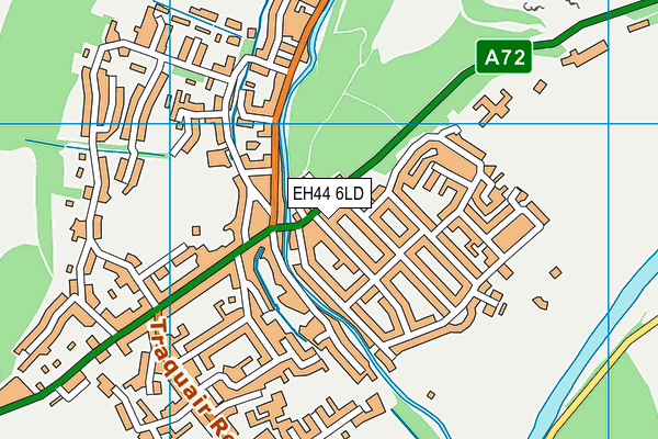 EH44 6LD map - OS VectorMap District (Ordnance Survey)