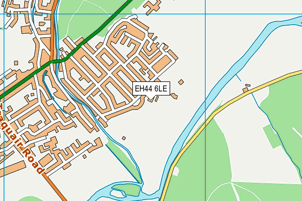 EH44 6LE map - OS VectorMap District (Ordnance Survey)