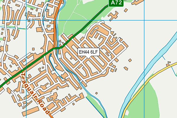 EH44 6LF map - OS VectorMap District (Ordnance Survey)