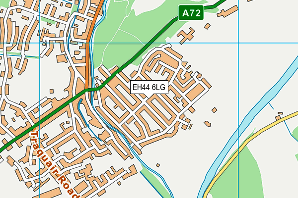 EH44 6LG map - OS VectorMap District (Ordnance Survey)