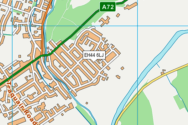 EH44 6LJ map - OS VectorMap District (Ordnance Survey)