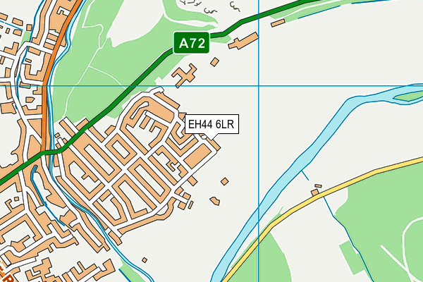 EH44 6LR map - OS VectorMap District (Ordnance Survey)