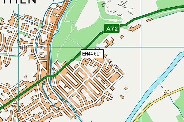 EH44 6LT map - OS VectorMap District (Ordnance Survey)