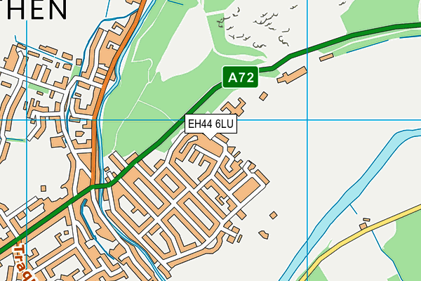 EH44 6LU map - OS VectorMap District (Ordnance Survey)