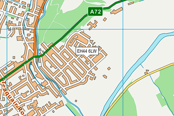 EH44 6LW map - OS VectorMap District (Ordnance Survey)