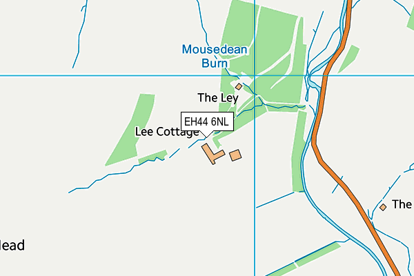 EH44 6NL map - OS VectorMap District (Ordnance Survey)