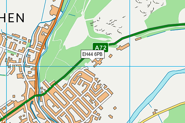 EH44 6PB map - OS VectorMap District (Ordnance Survey)