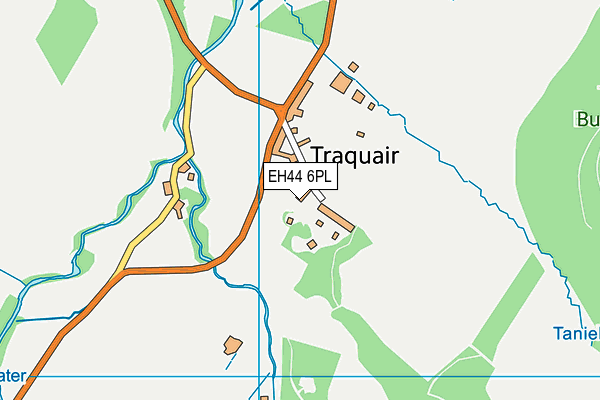 EH44 6PL map - OS VectorMap District (Ordnance Survey)