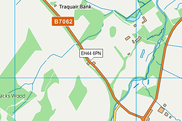 EH44 6PN map - OS VectorMap District (Ordnance Survey)