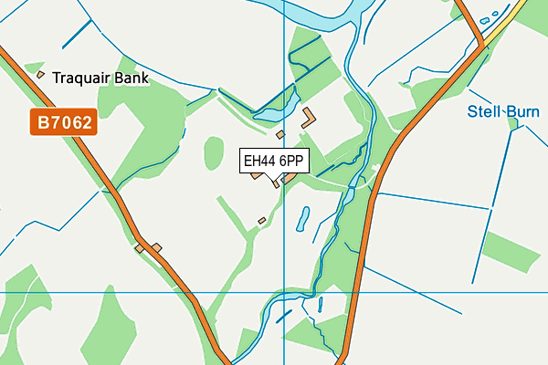 EH44 6PP map - OS VectorMap District (Ordnance Survey)