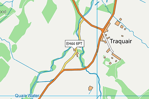 EH44 6PT map - OS VectorMap District (Ordnance Survey)