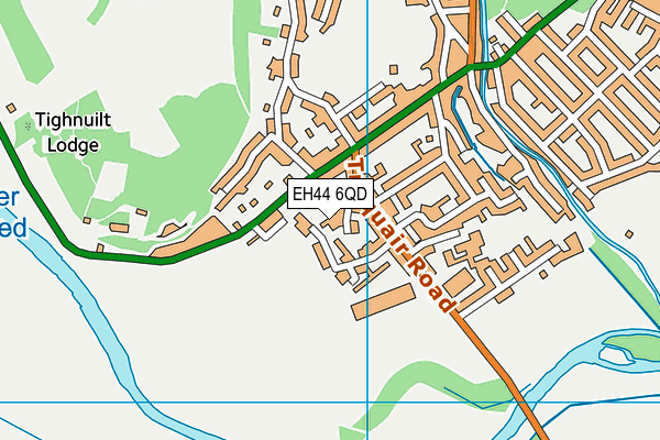EH44 6QD map - OS VectorMap District (Ordnance Survey)
