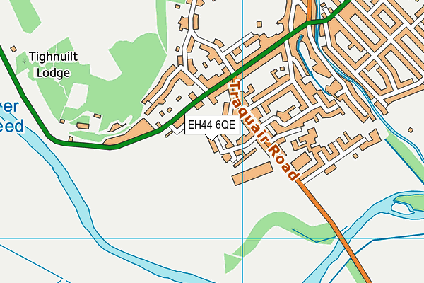 EH44 6QE map - OS VectorMap District (Ordnance Survey)