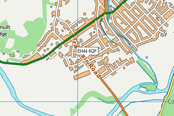 EH44 6QF map - OS VectorMap District (Ordnance Survey)