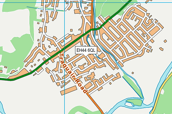 EH44 6QL map - OS VectorMap District (Ordnance Survey)