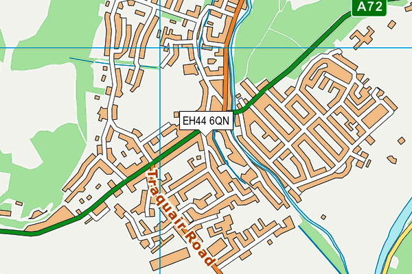 EH44 6QN map - OS VectorMap District (Ordnance Survey)