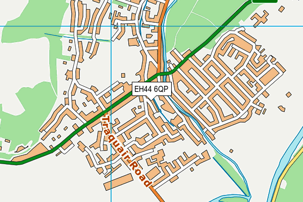 EH44 6QP map - OS VectorMap District (Ordnance Survey)