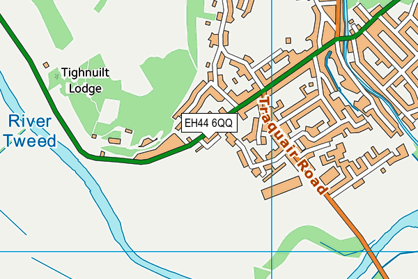 EH44 6QQ map - OS VectorMap District (Ordnance Survey)