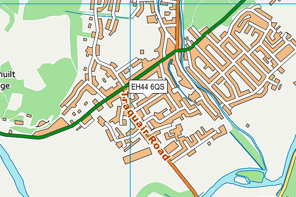 EH44 6QS map - OS VectorMap District (Ordnance Survey)