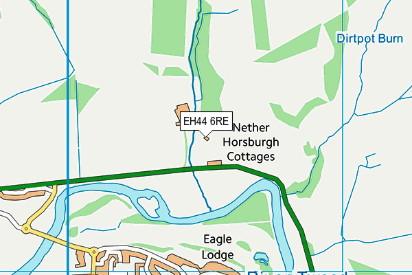 EH44 6RE map - OS VectorMap District (Ordnance Survey)