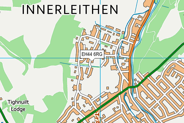 EH44 6RG map - OS VectorMap District (Ordnance Survey)