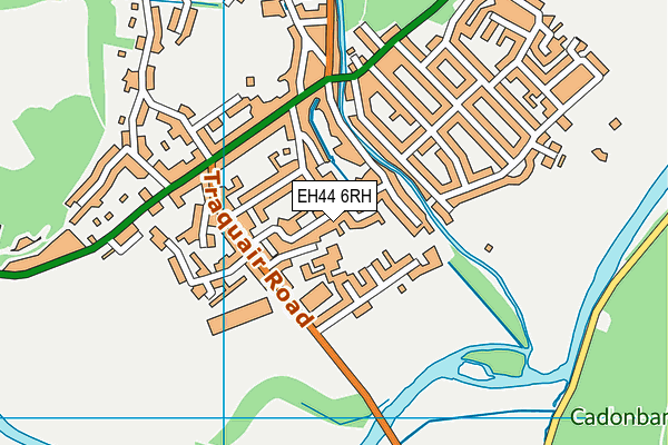 EH44 6RH map - OS VectorMap District (Ordnance Survey)
