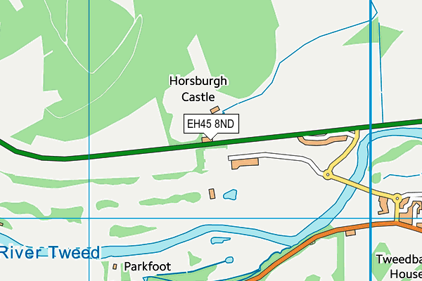 EH45 8ND map - OS VectorMap District (Ordnance Survey)