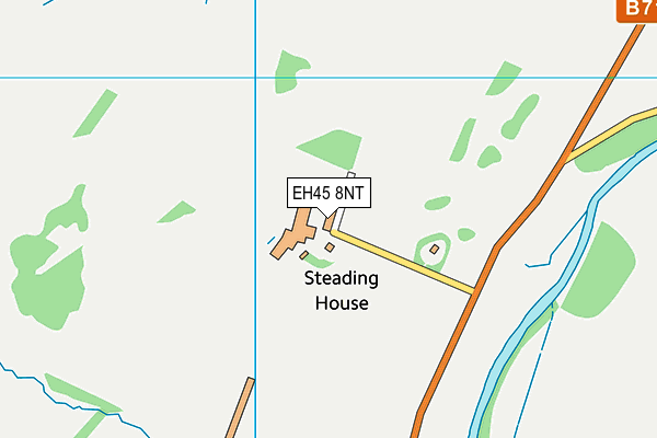 EH45 8NT map - OS VectorMap District (Ordnance Survey)